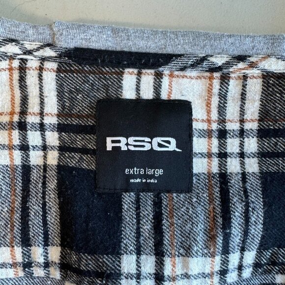RSQ Men's Hooded Flannel Shirt - Picture 3 of 4
